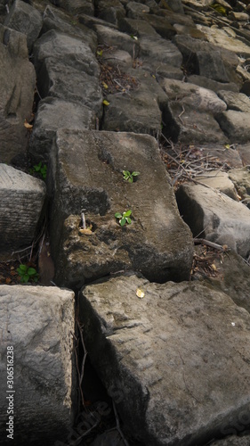 Fototapeta Naklejka Na Ścianę i Meble -  several old stones