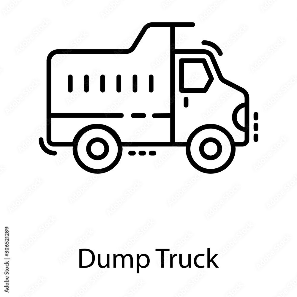 Dump Truck Vector 