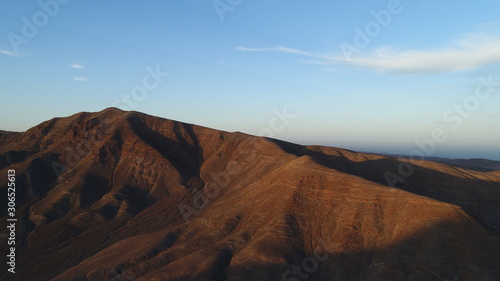 Volcanic geology on the coast of the Canary Island