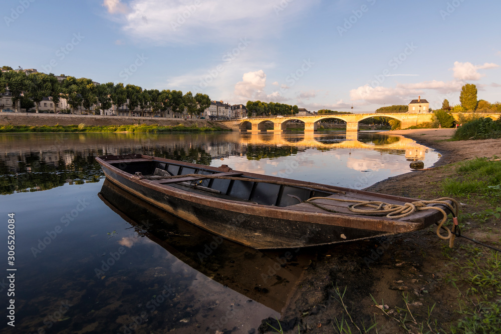 Chateau de Chinon, located the Loire Valley (France) is a World Heritage Site by Unesco.