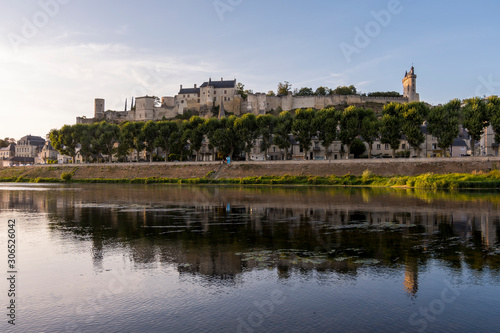 Chateau de Chinon, located the Loire Valley (France) is a World Heritage Site by Unesco.