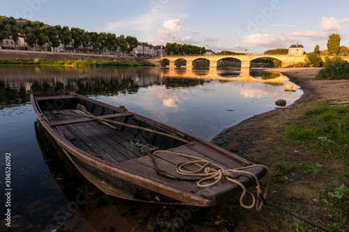 Chateau de Chinon, located the Loire Valley (France) is a World Heritage Site by Unesco.