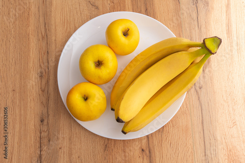 bananas on a plate