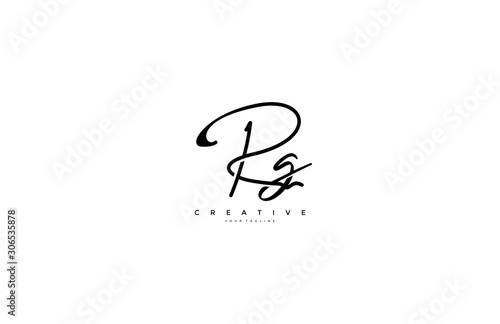 Signature Logotype Letter RG Monogram