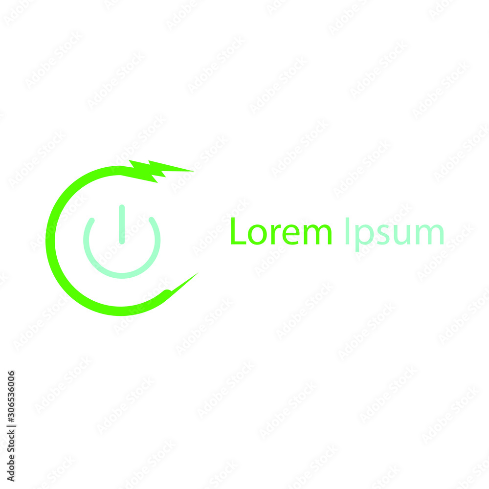 vector eco energy saver illustrated logo icon vector eco energy saver illustrated logo icon