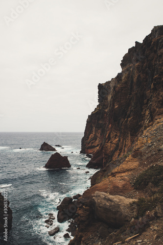 Nordostküste Madeira, Küste Steilküste