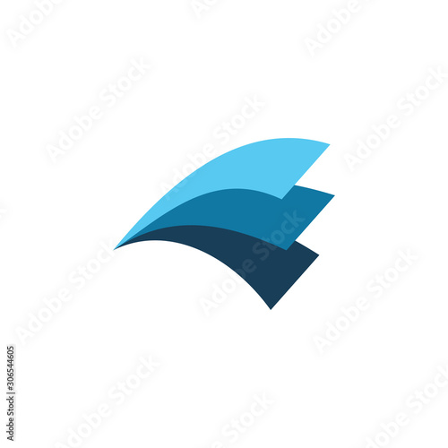 business paper stock logo design