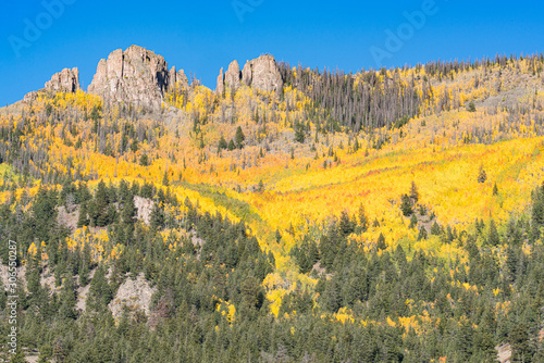 Fall Aspens in the Sun Juan Mountains of Colorado