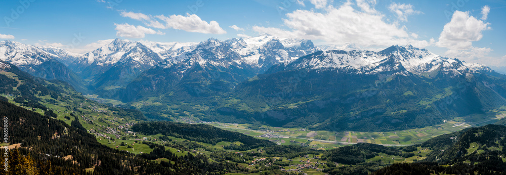 Obraz premium Panorama Meiringen