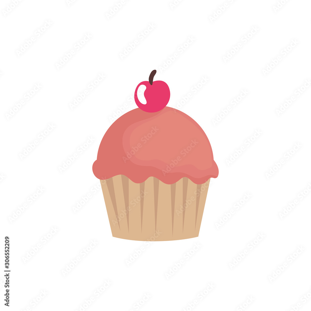Cupcake design, Muffin dessert sweet bakery sugar pastry and food theme Vector illustration Cupcake design, Muffin dessert sweet bakery sugar pastry and food theme Vector illustration