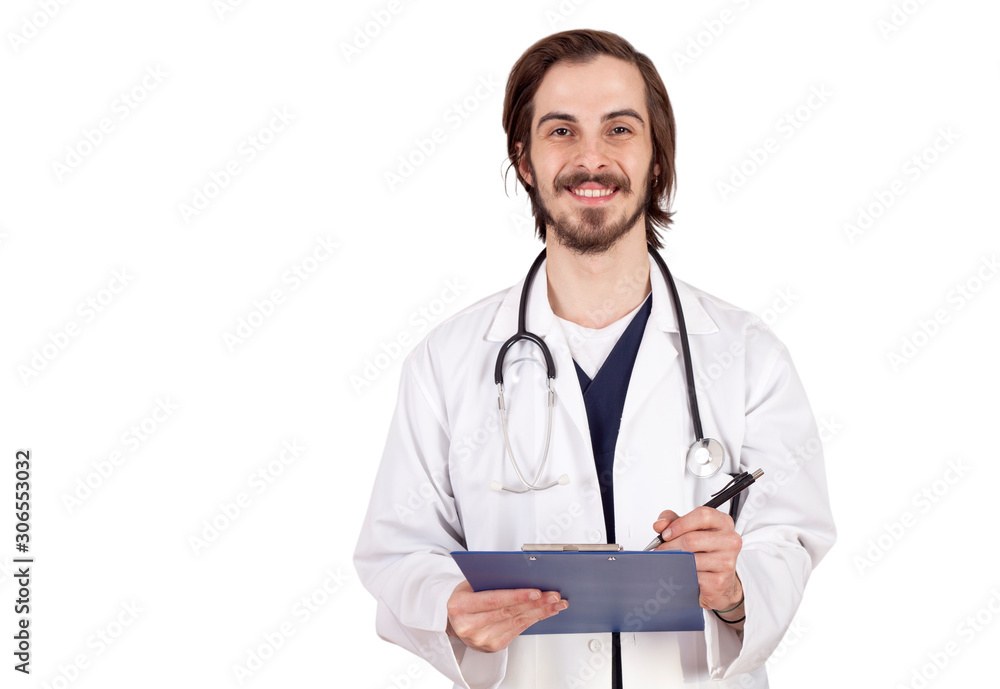 portrait of a young doctor portrait of a young doctor