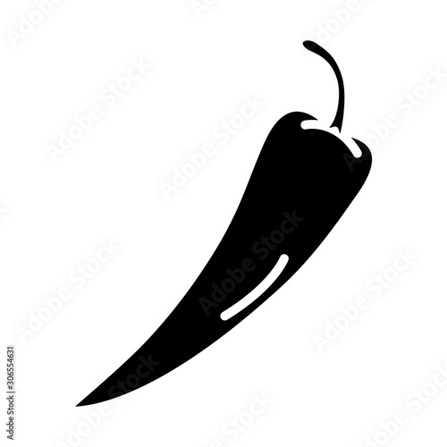 Chilli Icon Vector Line art
