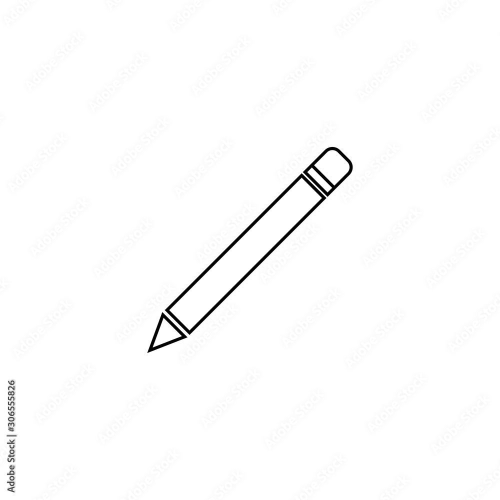 thin line icons for pencil,vector illustrations thin line icons for pencil,vector illustrations