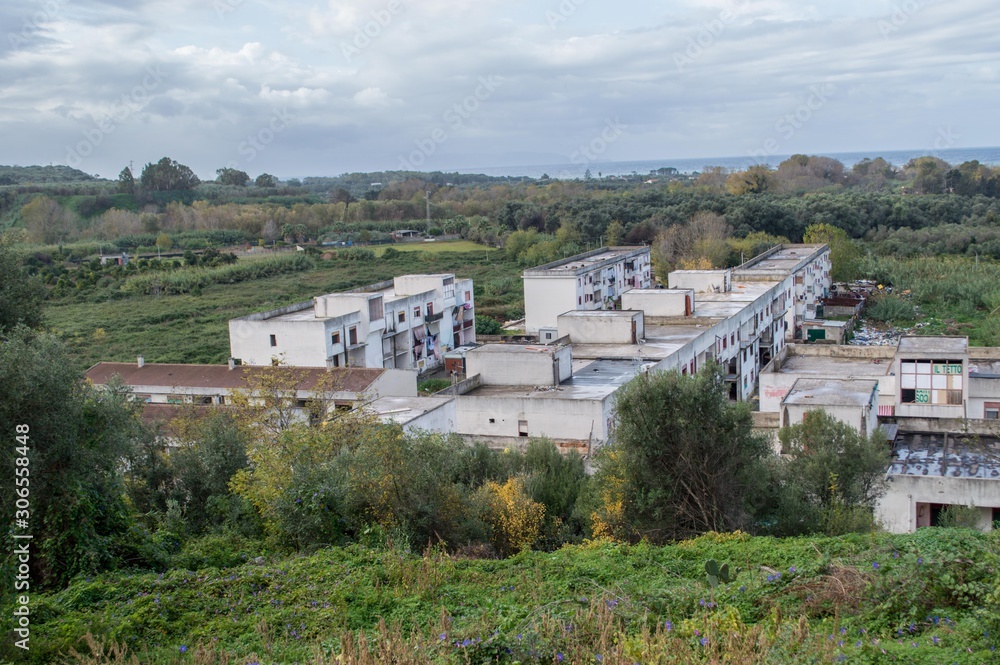 The Ciambra district of Gioia tauro, inhabited by gypsy families, is one of the most degraded places in Italy.