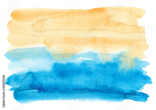 Hand-painted abstract watercolor background.