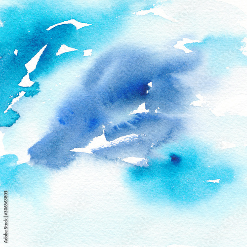 Hand-painted abstract watercolor texture. 