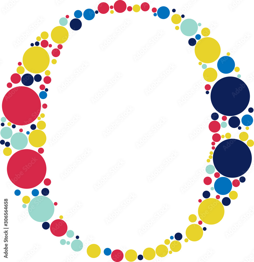 Artistic colorful design of alphabet letter. Artistic colorful design of alphabet letter.
