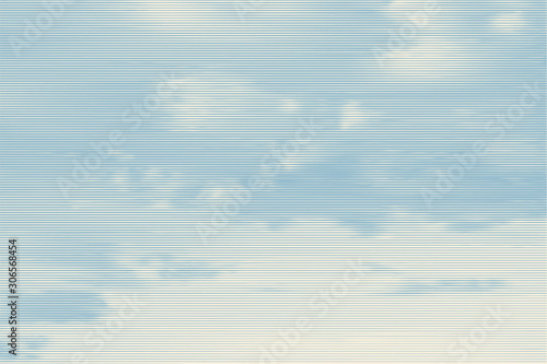 clouds, retro engraving style. design element. vector illustration