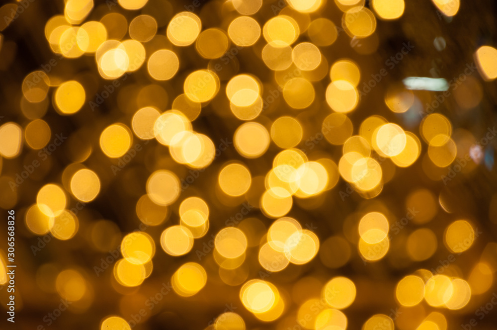 Bokeh, yellow lights at night Bokeh, yellow lights at night