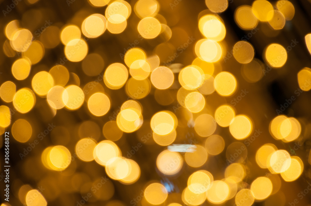 Bokeh, yellow lights at night Bokeh, yellow lights at night
