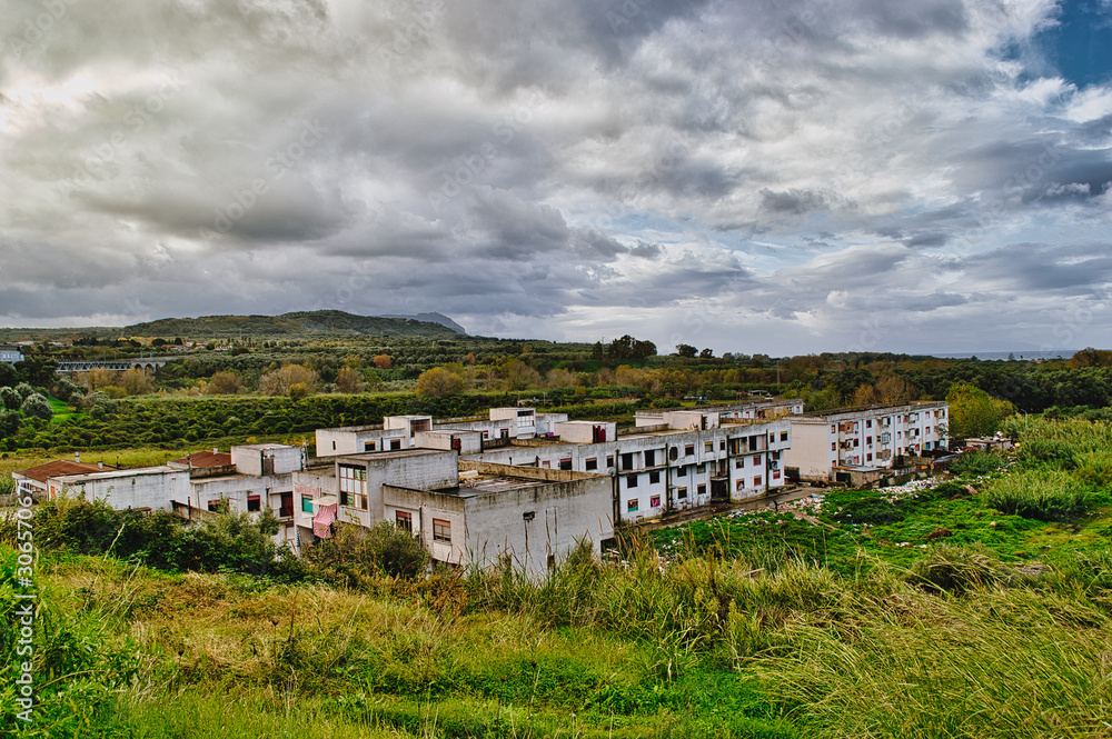 The Ciambra district of Gioia tauro, inhabited by gypsy families, is one of the most degraded places in Italy.