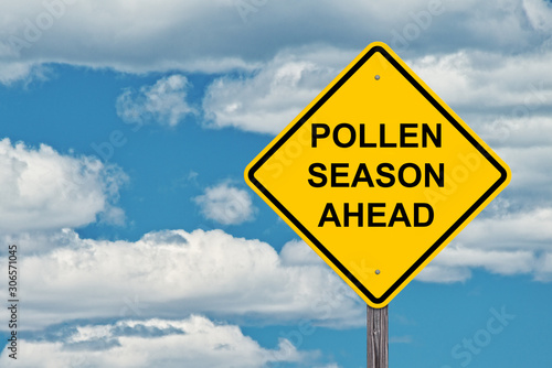 Pollen Season Ahead Warning Sign 2