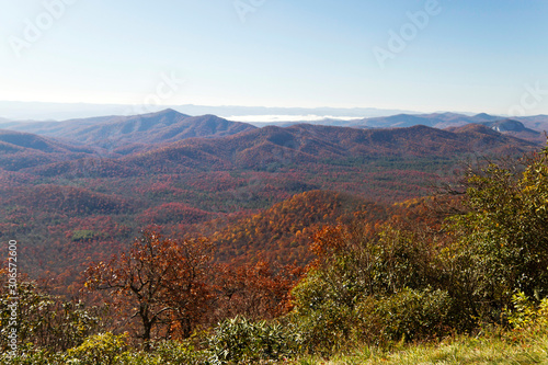 Autumn Color Blankets the Mountains of North Carolina © WideAwake