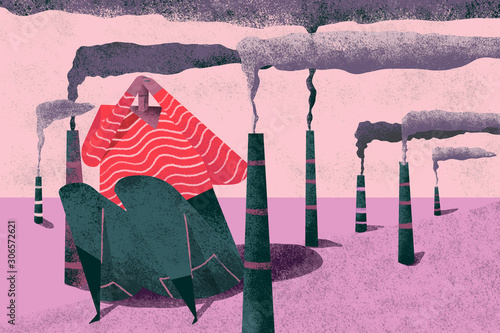 Φωτογραφία Climate depression and eco-anxiety.