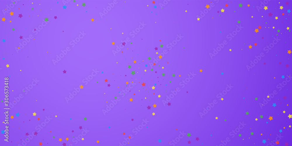 Festive confetti. Celebration stars. Joyous stars 