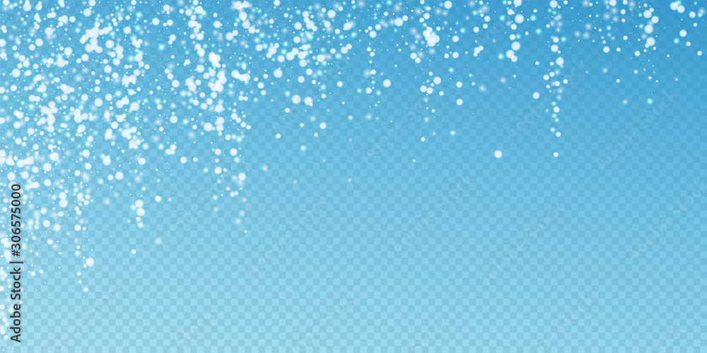 Beautiful falling snow Christmas background. Subtl Beautiful falling snow Christmas background. Subtl