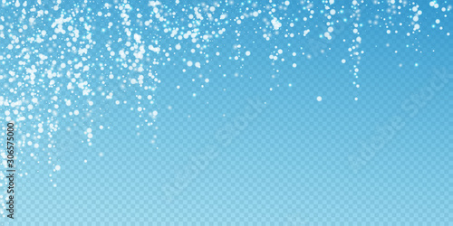 Beautiful falling snow Christmas background. Subtl