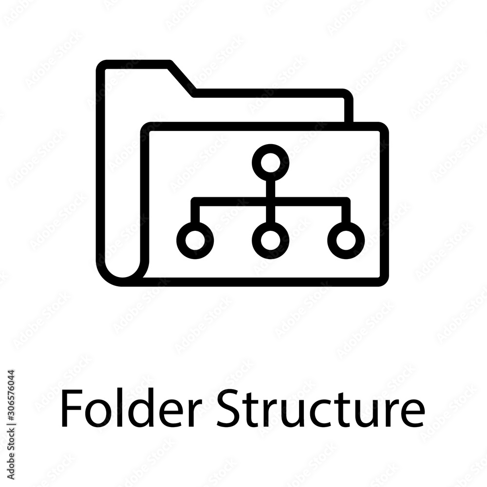  Folder Structure Vector 
