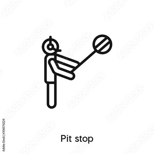 pit stop icon vector. pit stop icon vector symbol illustration. Modern simple vector icon for your design. pit stop icon vector	