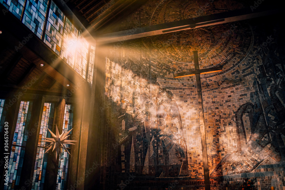 Obraz Sonnenlicht in Kirche