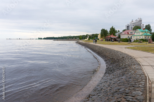 Petrozavodsk. The Onega lake embankment photo