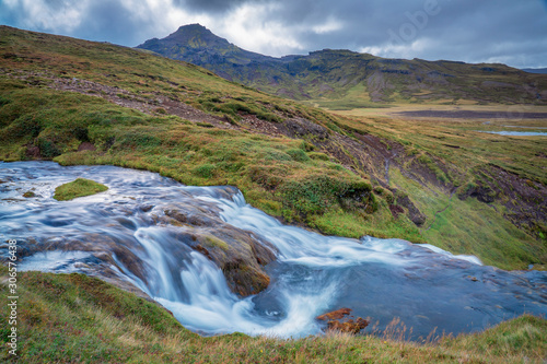 nameless waterfall in the H...