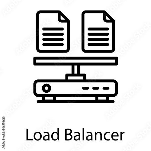 Fotografija Load Balancer Vector