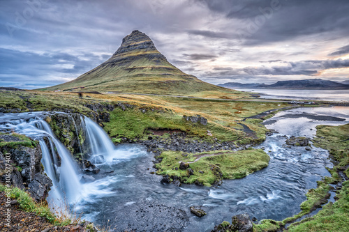 famous Kirkufell mountain o...