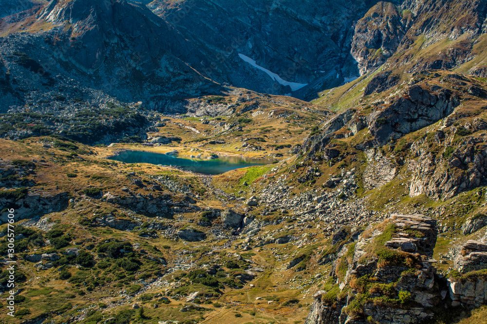 Obraz premium Seven Rila Lakes, Bulgaria