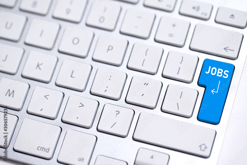 keyboard with a blue highlighted enter key and the word keyboard with a blue highlighted enter key and the word