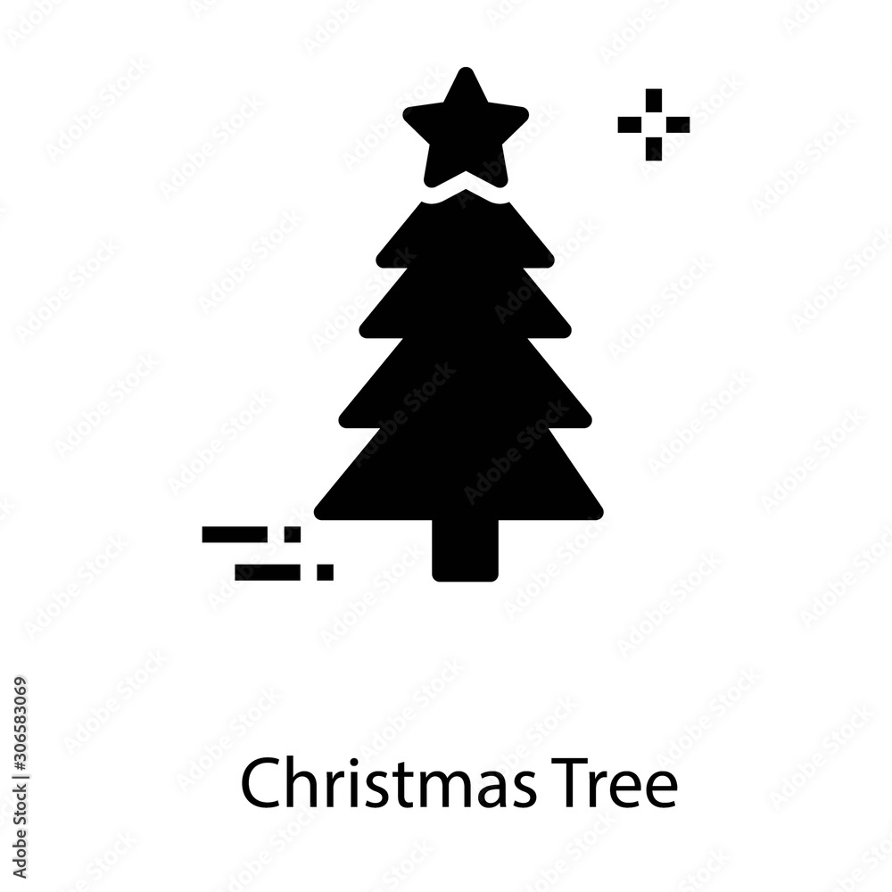 Xmas Tree Vector Xmas Tree Vector