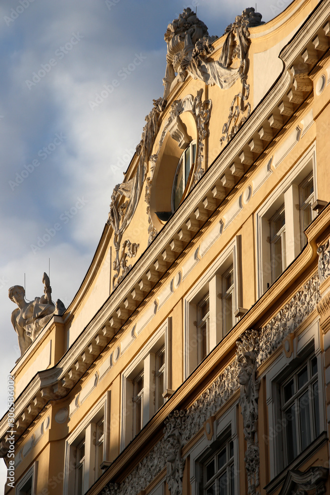 Classic architecture in the city of Vienna