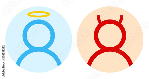 Angel and devil
