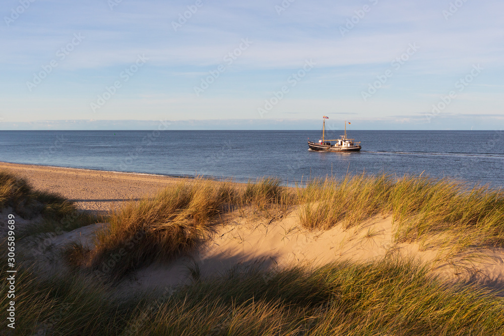 Obraz premium Dünen und Strand am Ellenbogen