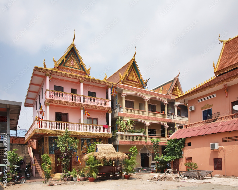 Wat Saravoan in Phnom Penh. Cambodia Wat Saravoan in Phnom Penh. Cambodia