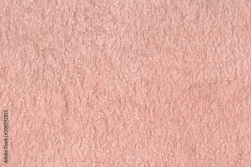 Image of pink terry towel texture as background