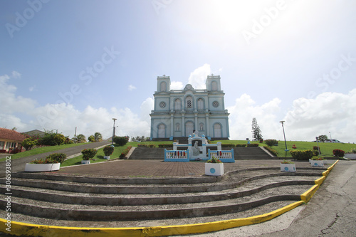 Parvis de l'église de notre-dame-de-l'assomption à sainte-marie en martinique