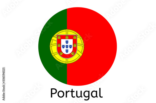 Free Download Portuguese flag icon, Portugal country flag vector illustration - GFXLoad