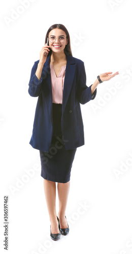 Beautiful young businesswom...