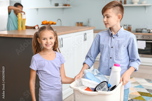 Little children and contain...